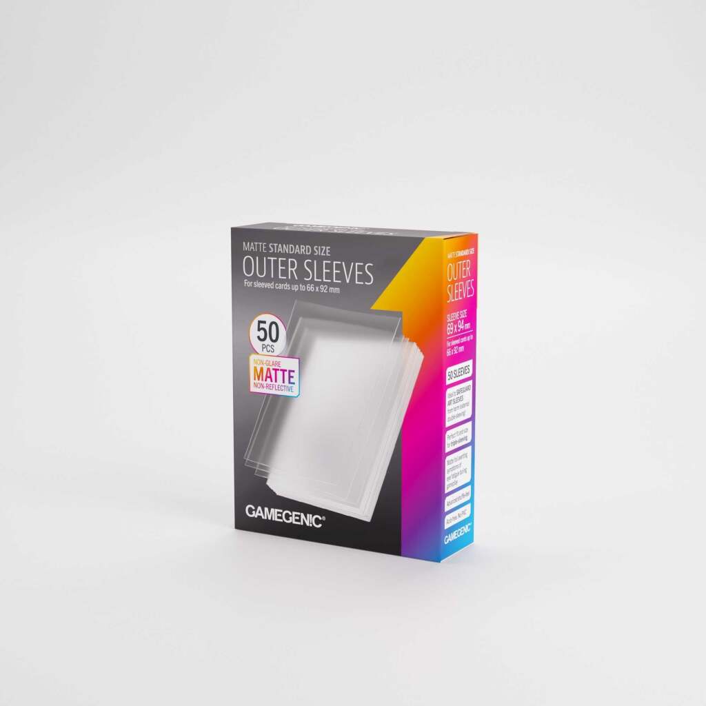 UNIT Gamegenic Matte Outer Sleeves Standard Size 69x94 (50