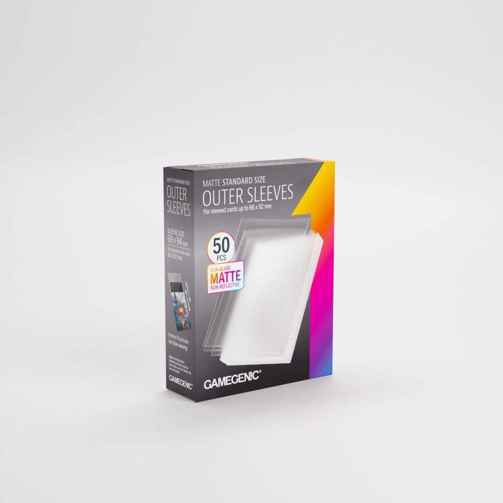 UNIT Gamegenic Matte Outer Sleeves Standard Size 69x94 (50