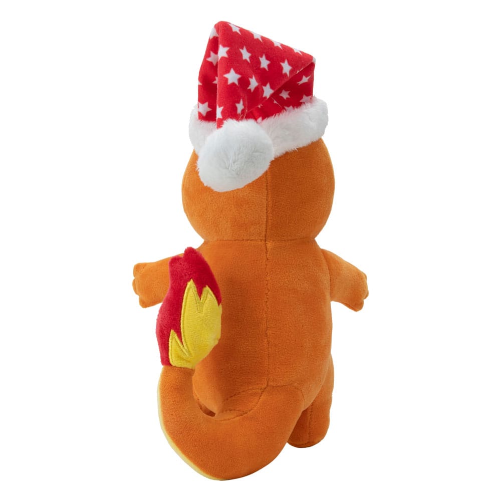 Pokemon 8in Charmander Plush with Santa Hat