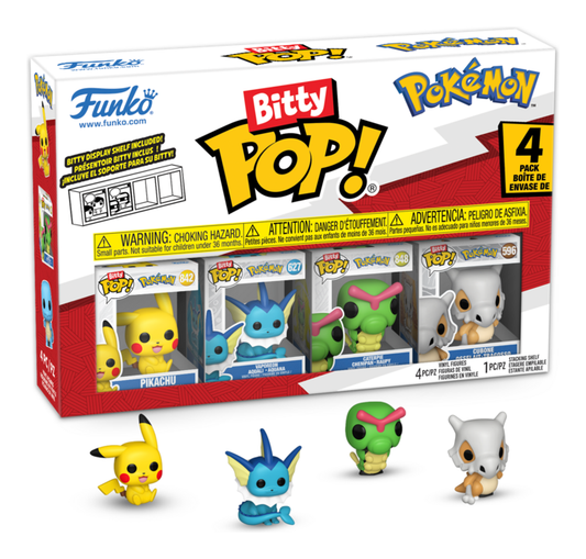 Pokemon Bitty Pop! Pikachu 4 Pack