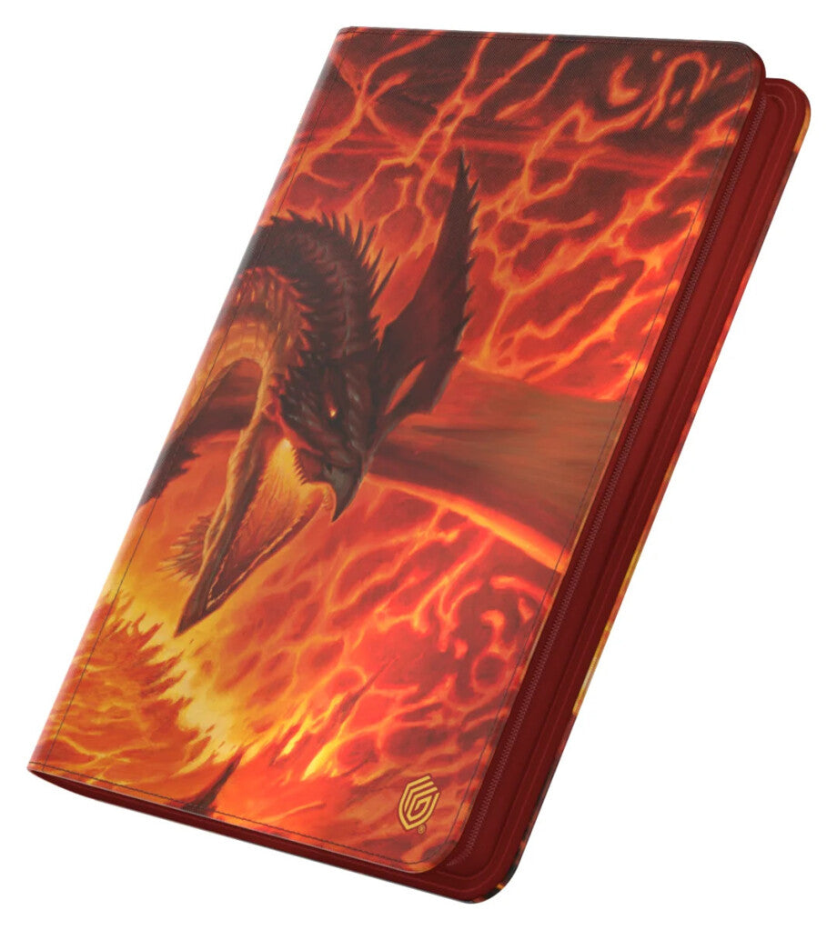 Ultimate Guard Zipfolio 360 Xenoskin Magic the Gathering "Tarkir: Dragonstorm" - Magmatic Hellkite