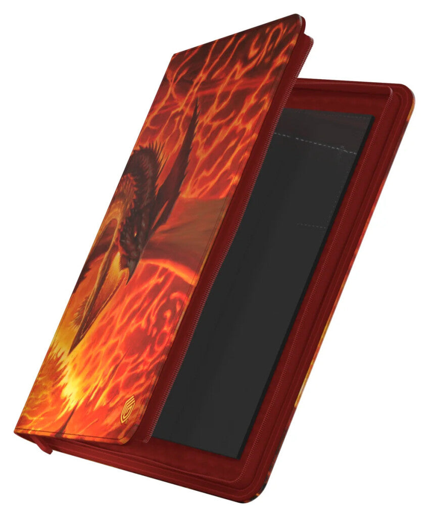 Ultimate Guard Zipfolio 360 Xenoskin Magic the Gathering "Tarkir: Dragonstorm" - Magmatic Hellkite