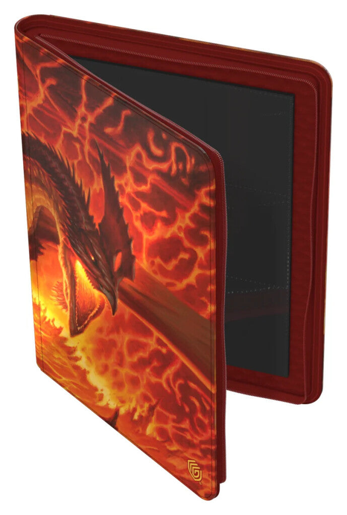 Ultimate Guard Zipfolio 360 Xenoskin Magic the Gathering "Tarkir: Dragonstorm" - Magmatic Hellkite
