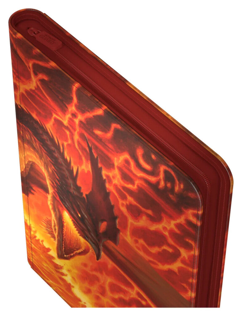 Ultimate Guard Zipfolio 360 Xenoskin Magic the Gathering "Tarkir: Dragonstorm" - Magmatic Hellkite
