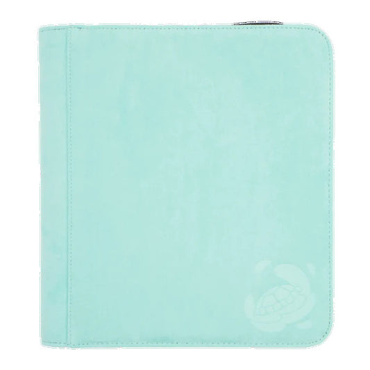 Resiplush Zip-Up Album - 8-Pocket Turquoise Toploader