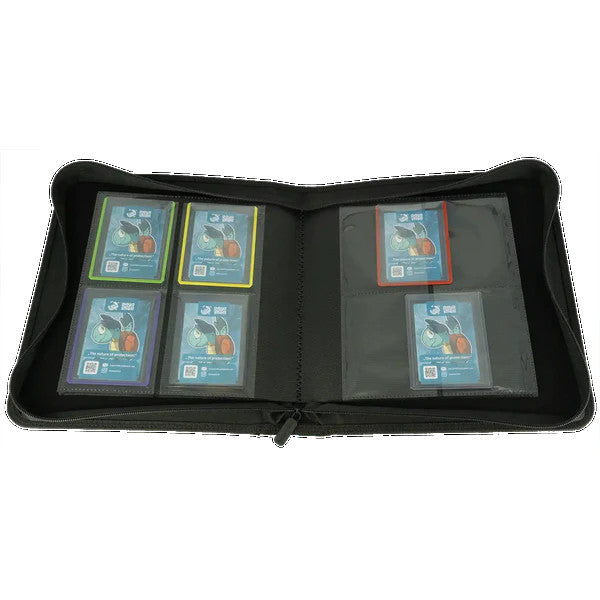 Resiplush Zip-Up Album - 8-Pocket Turquoise Toploader