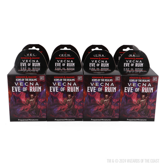 D&D Icons of the Realms: Vecna: Eve of Ruin - 8 ct. Booster Brick (Set 32) cover