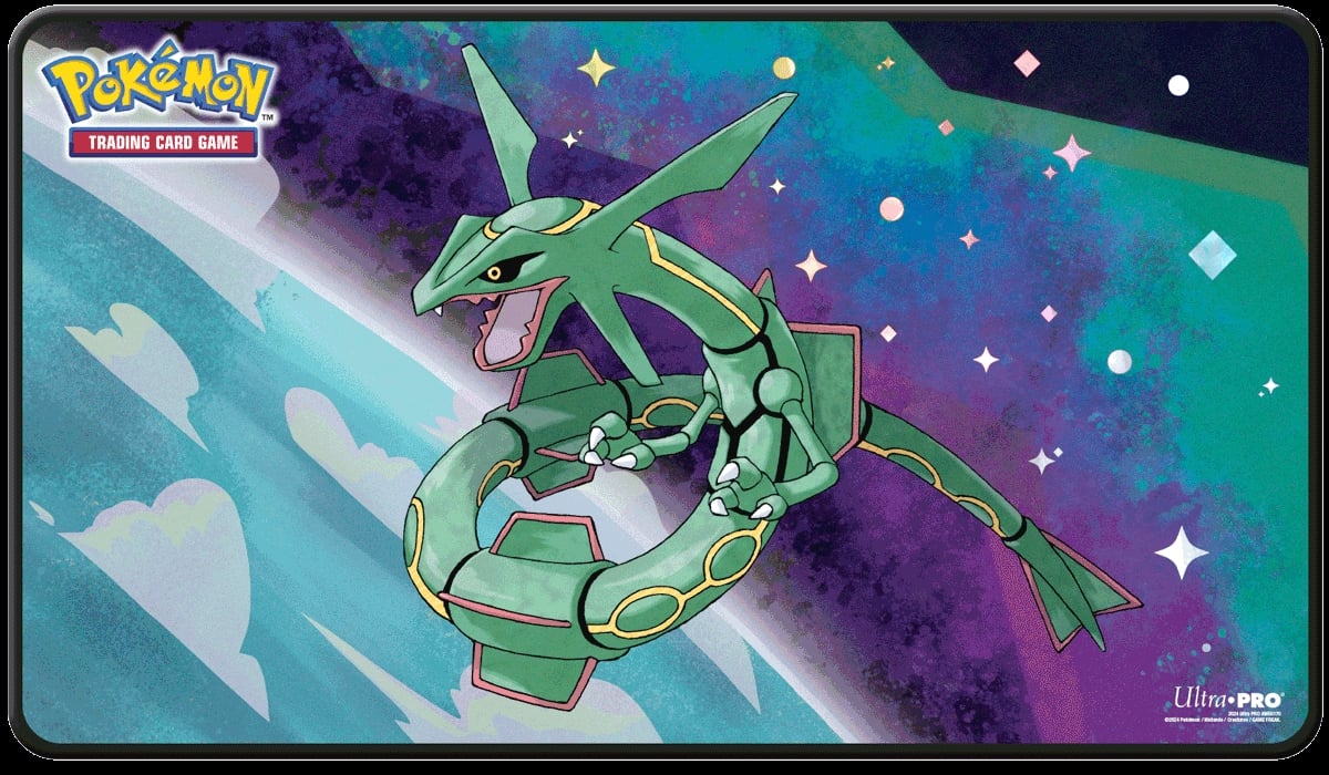 Pokemon Rayquaza Legendary Foil Playmat