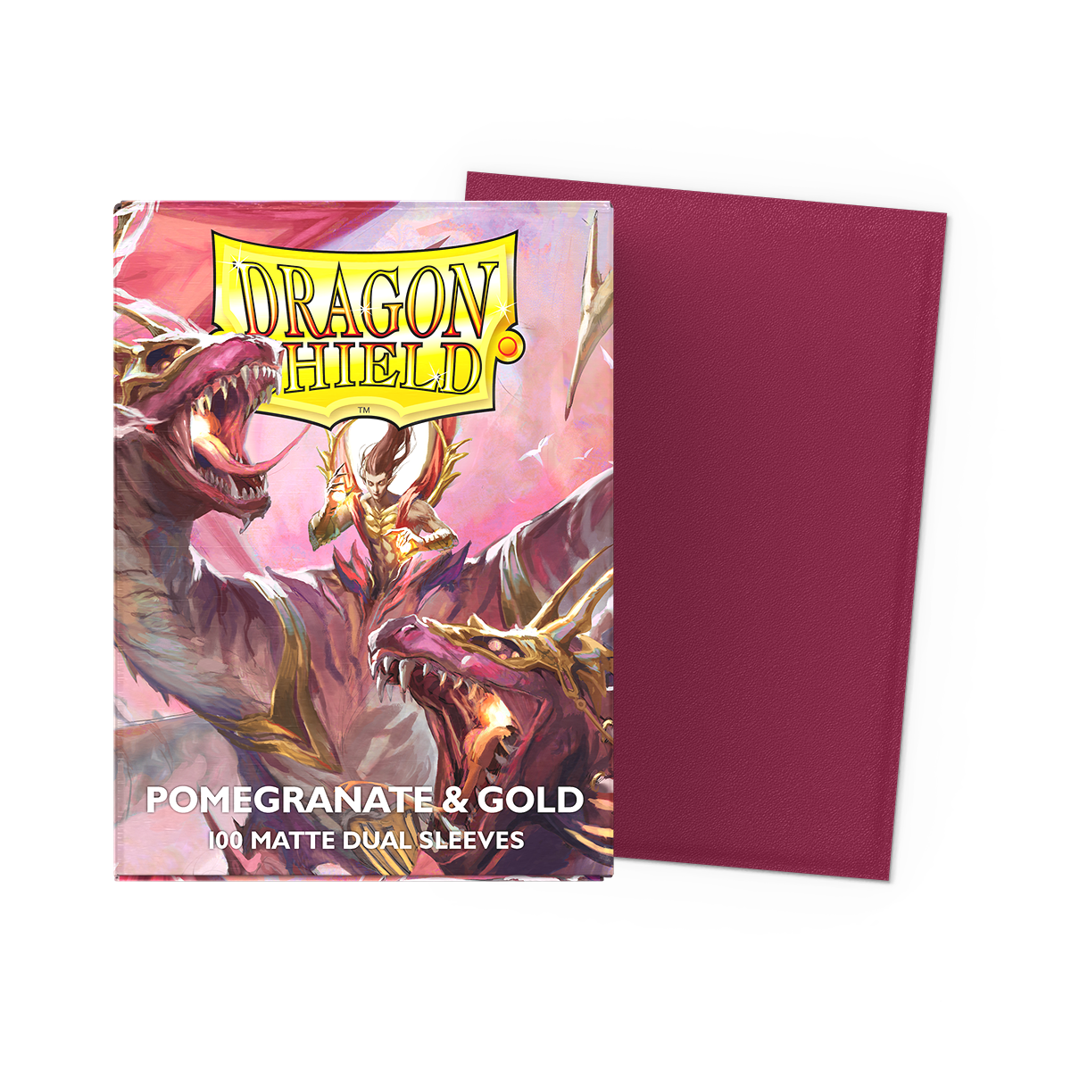 Dragon Shield Dual Matte - Pomegranate & Gold