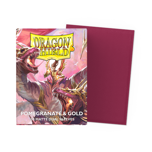 Dragon Shield Dual Matte - Pomegranate & Gold