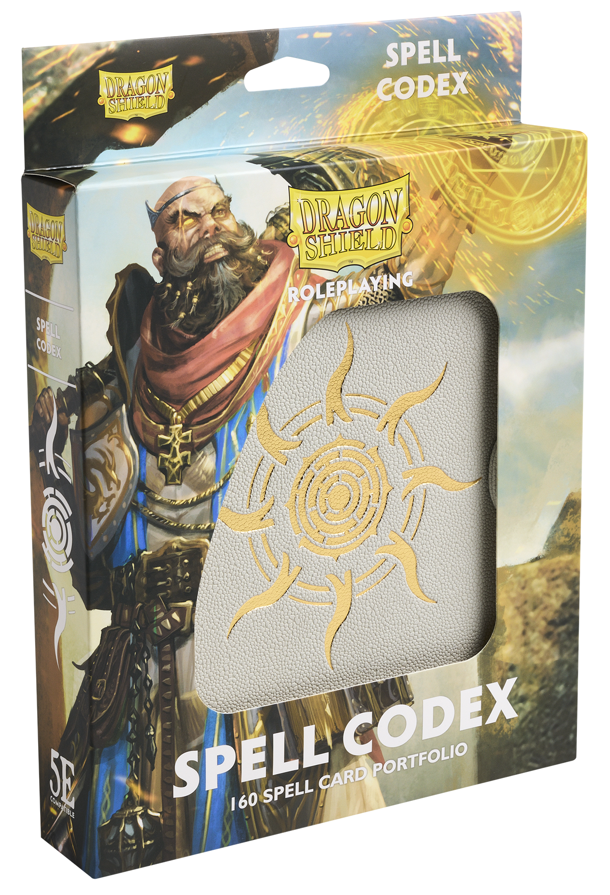 Dragon Shield Spell Codex - Ashen White