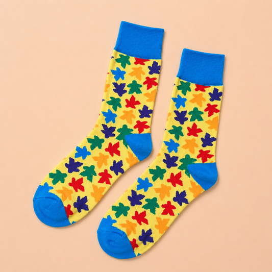 Meeple Yellow Socks