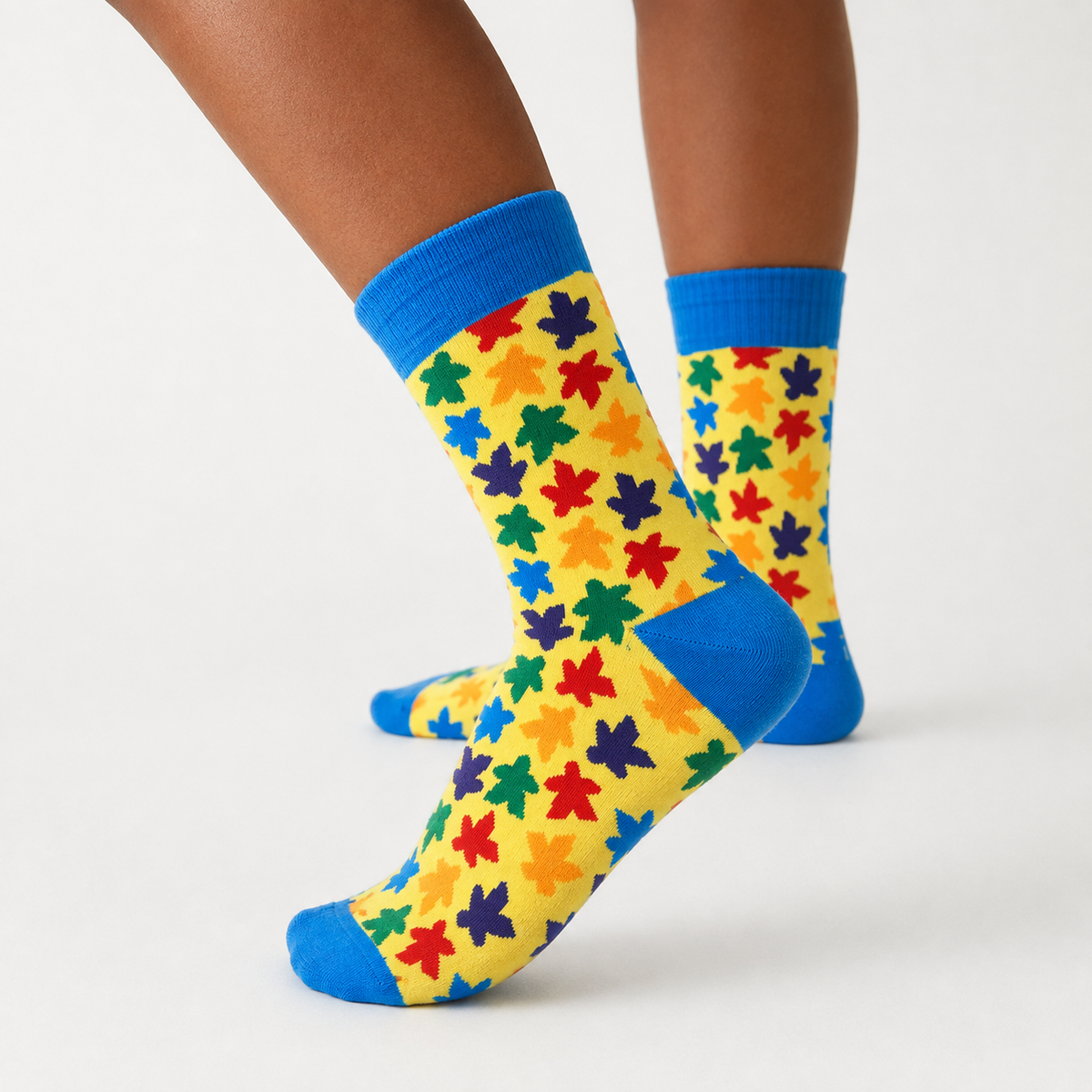 Meeple Yellow Socks