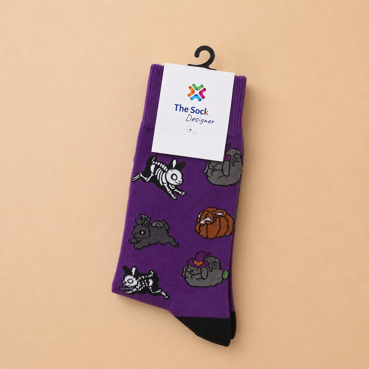 Purple Rabbit Socks
