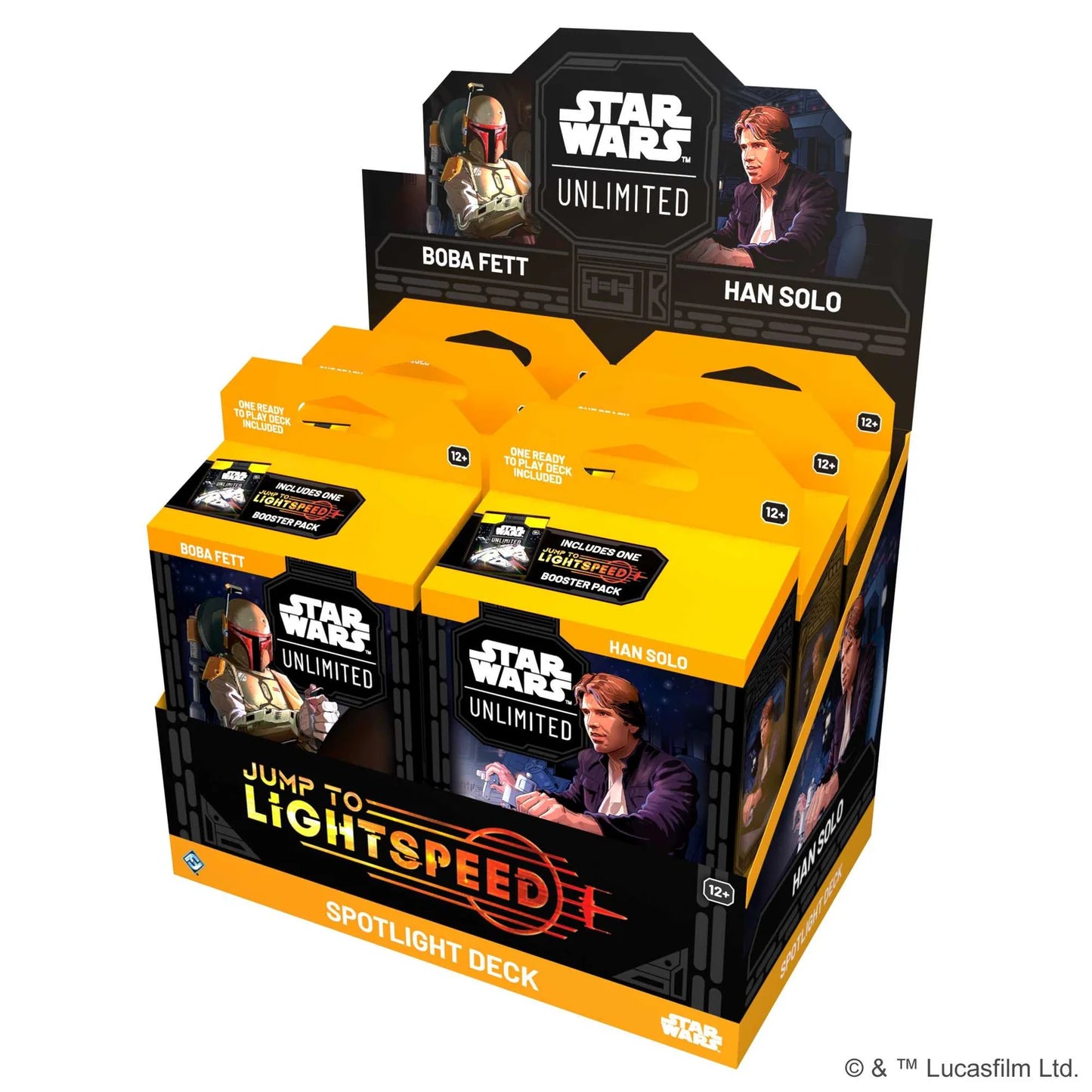 Star Wars Unlimited Jump to Lightspeed Han Solo Spotlight Deck