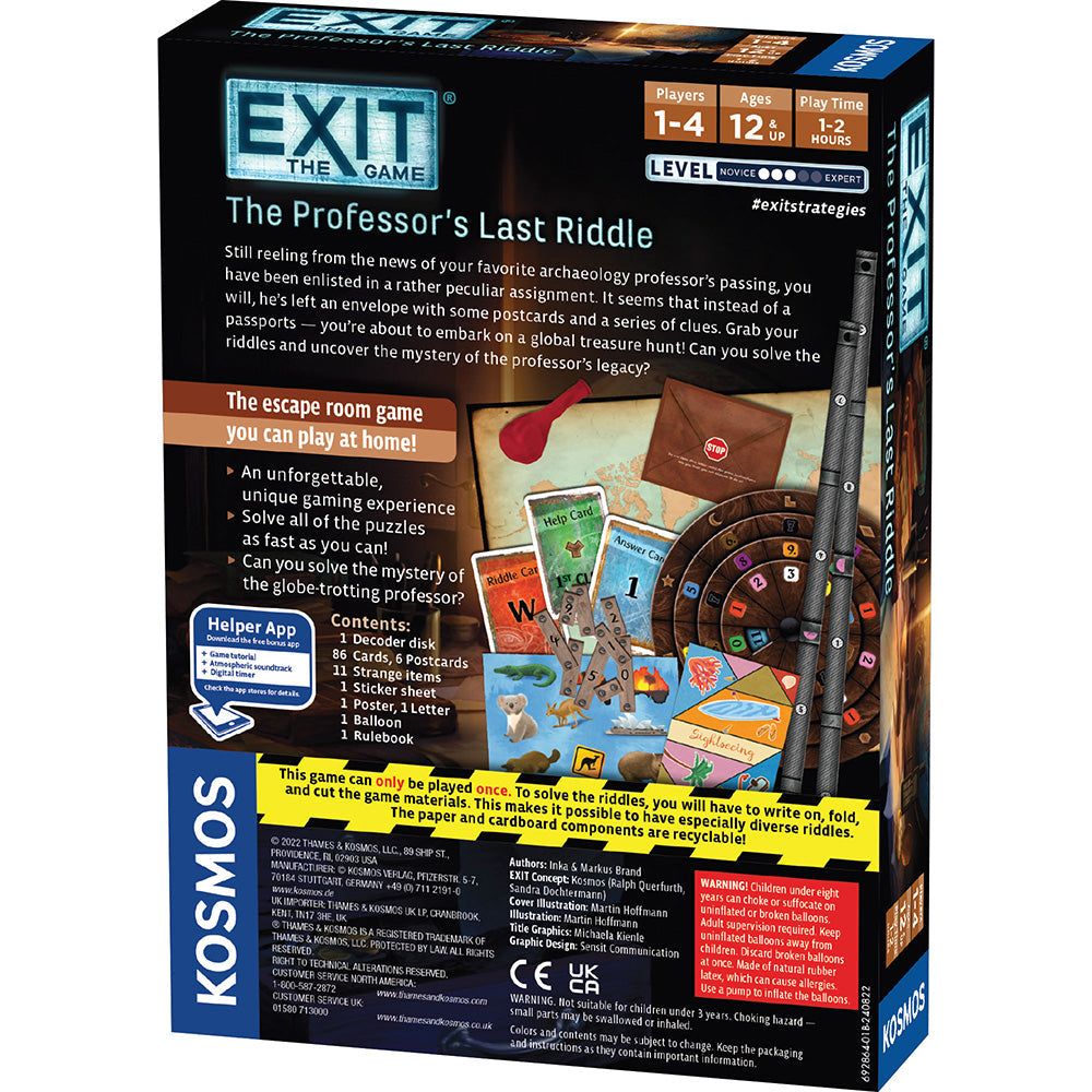 Exit - The Professors Last Riddle