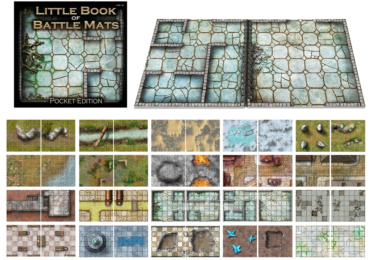 Loke Little Book of Battle Maps - Pocket Edition