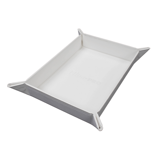 Vivid Magnetic Foldable Dice Tray - Whit