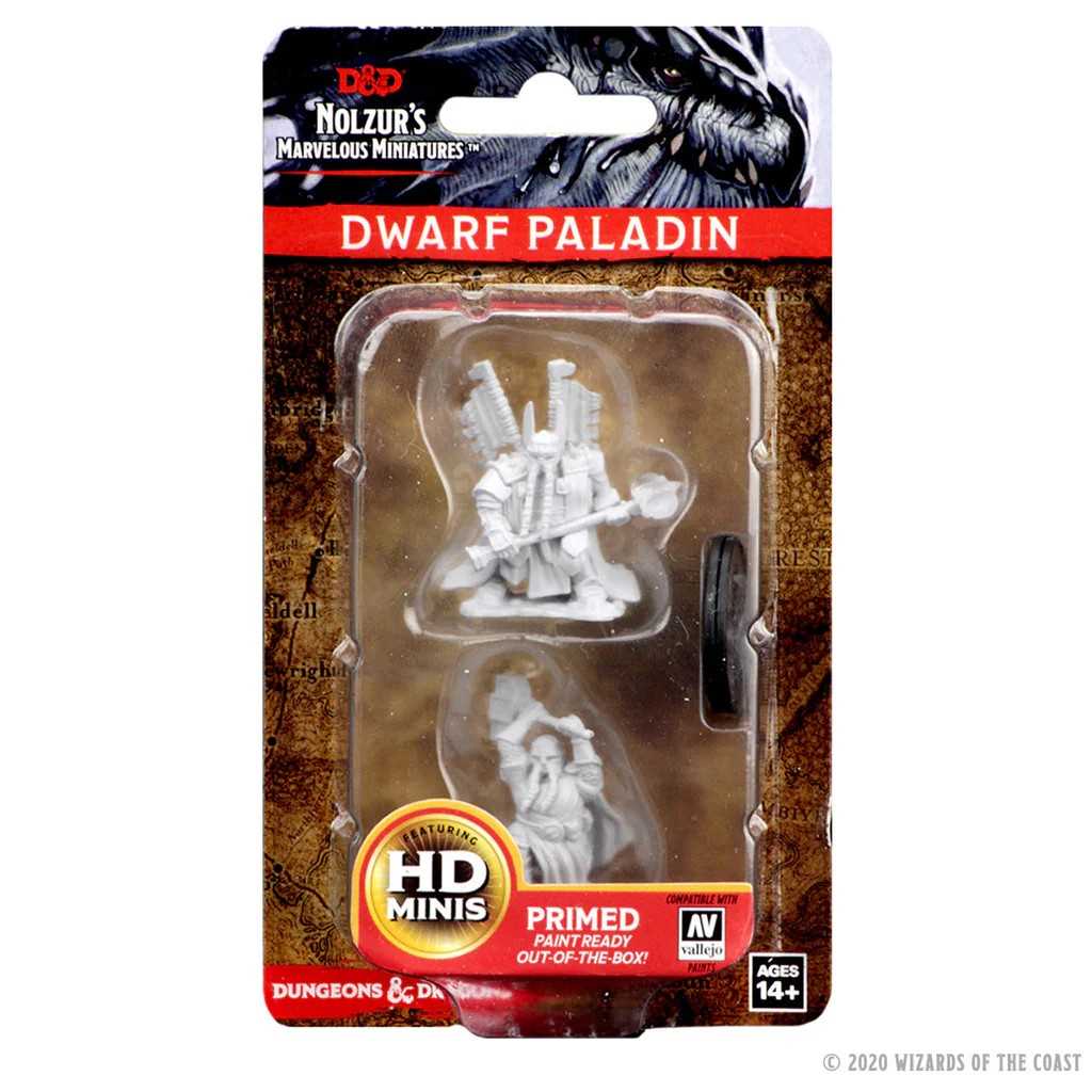 Nolzurs Marvelous Miniatures Dwarf Male Paladin