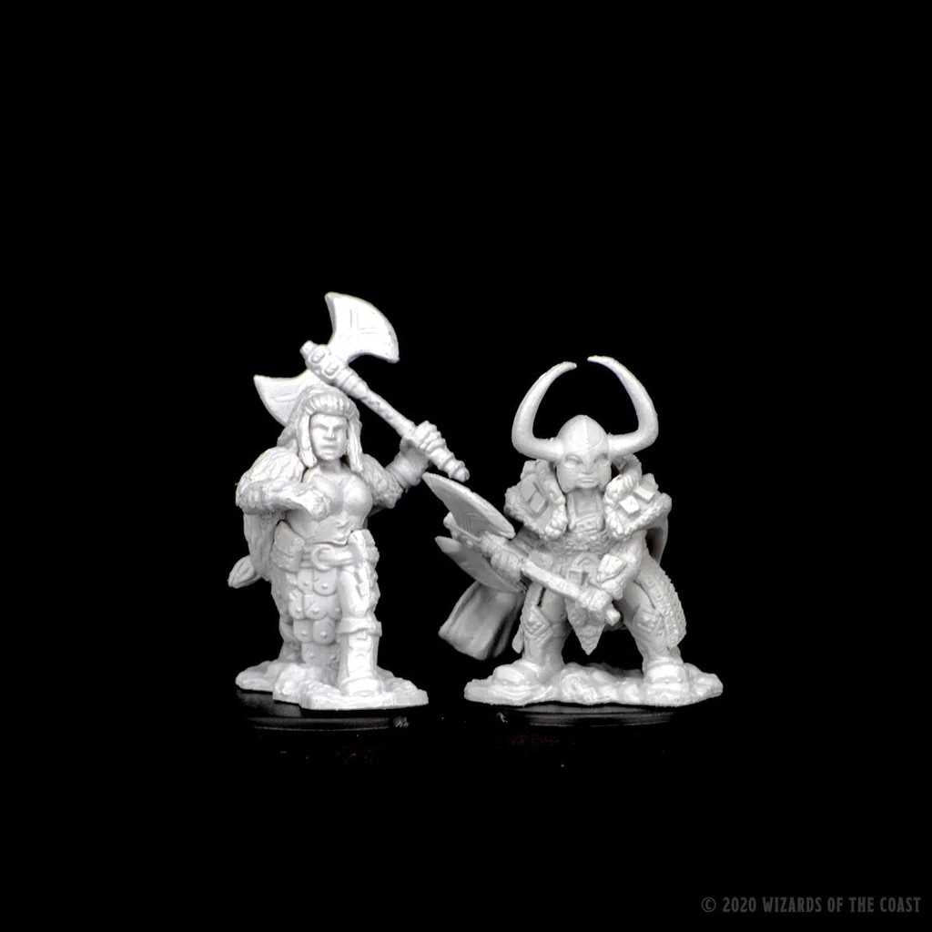 Nolzurs Marvelous Miniatures Dwarf Female Barbarian