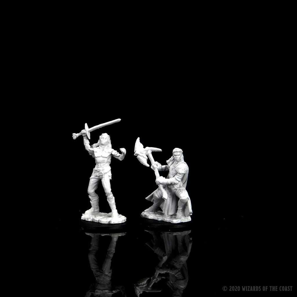 Nolzurs Marvelous Miniatures Female Half-Orc Fighter