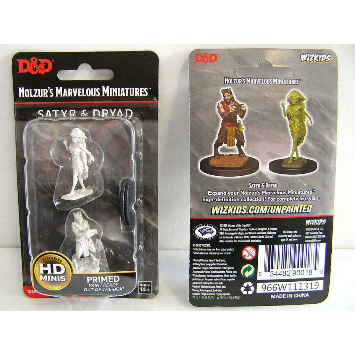 Wizkids D&D Nolzurs Marvelous Miniatures Satyr & Dryad