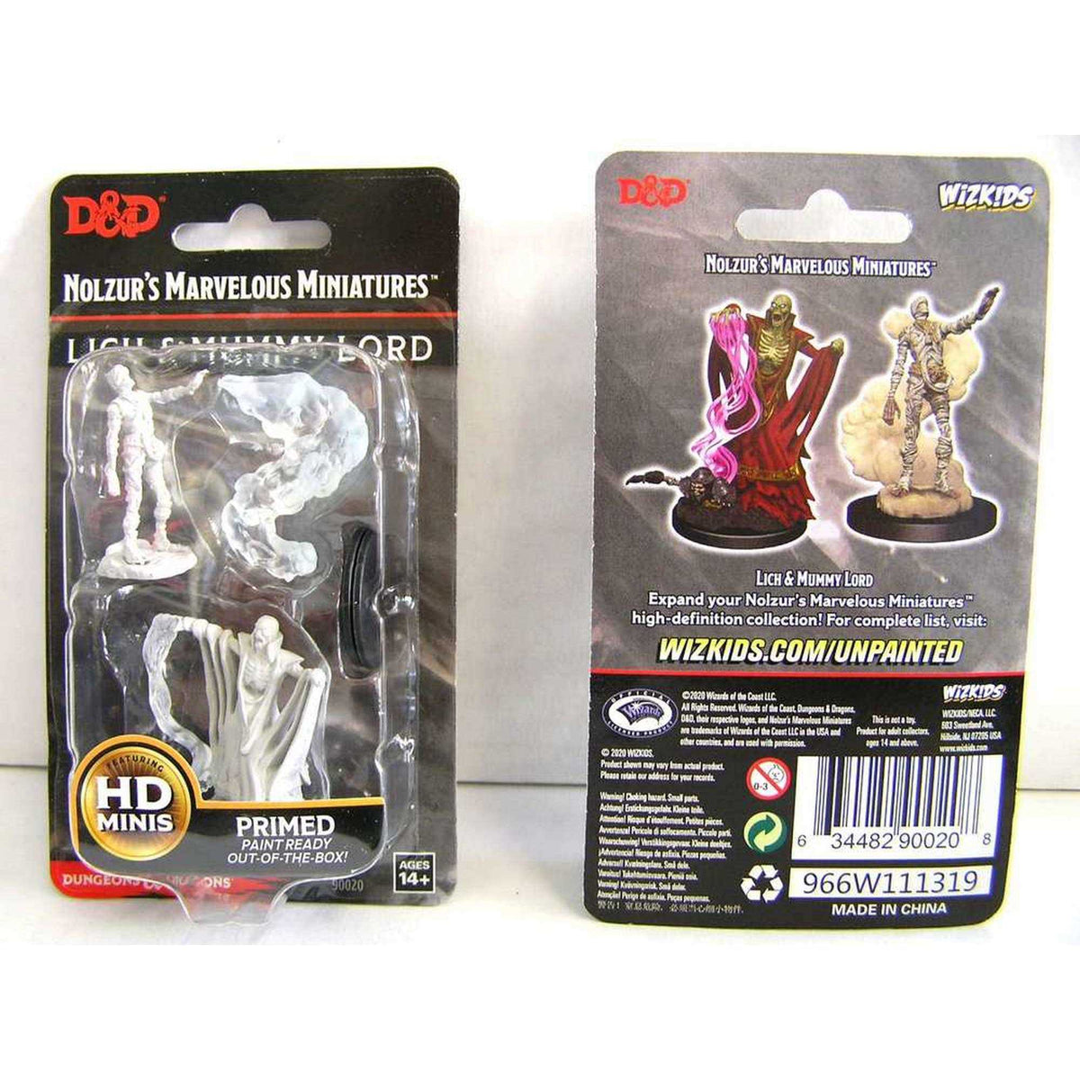 Nolzurs Marvelous Miniatures Lich & Mummy Lord