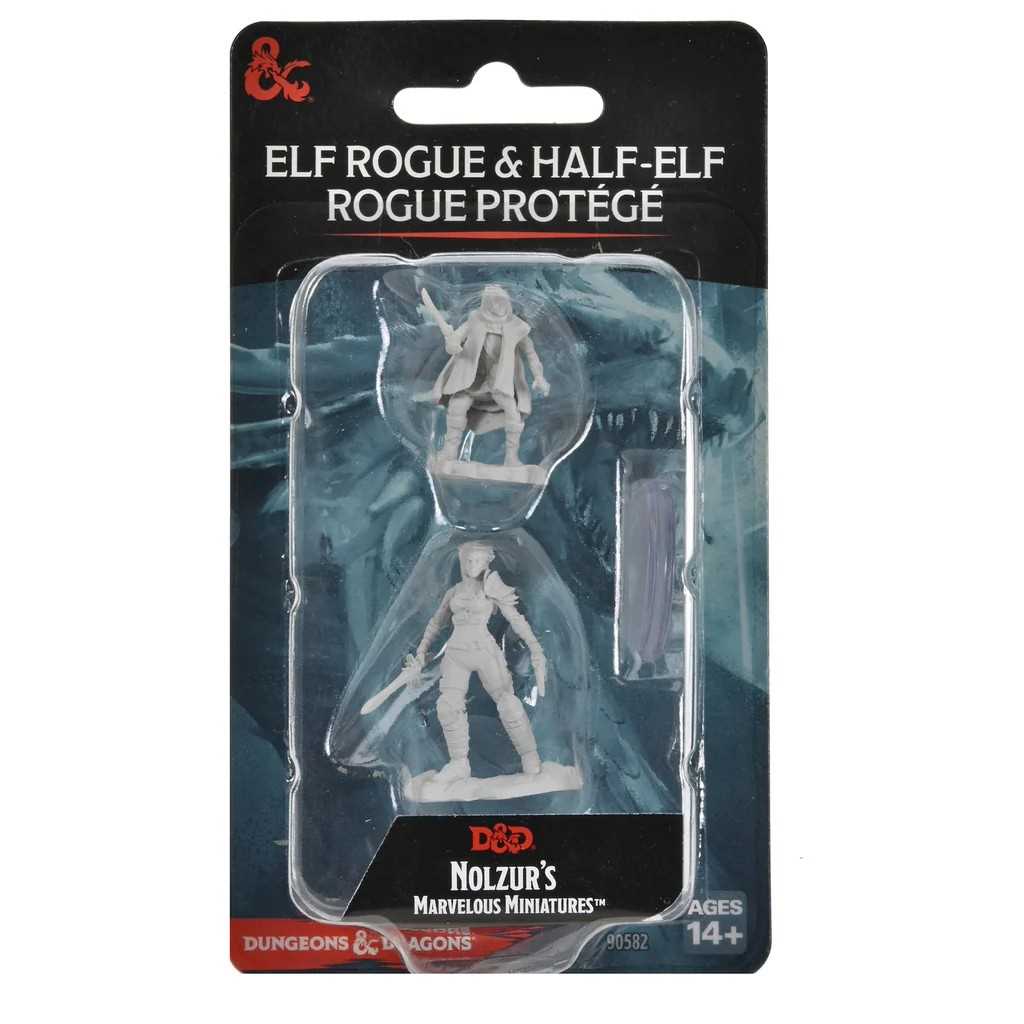 Nolzurs Marvelous Miniatures Elf Rogue & Half-Elf Rogue Protege