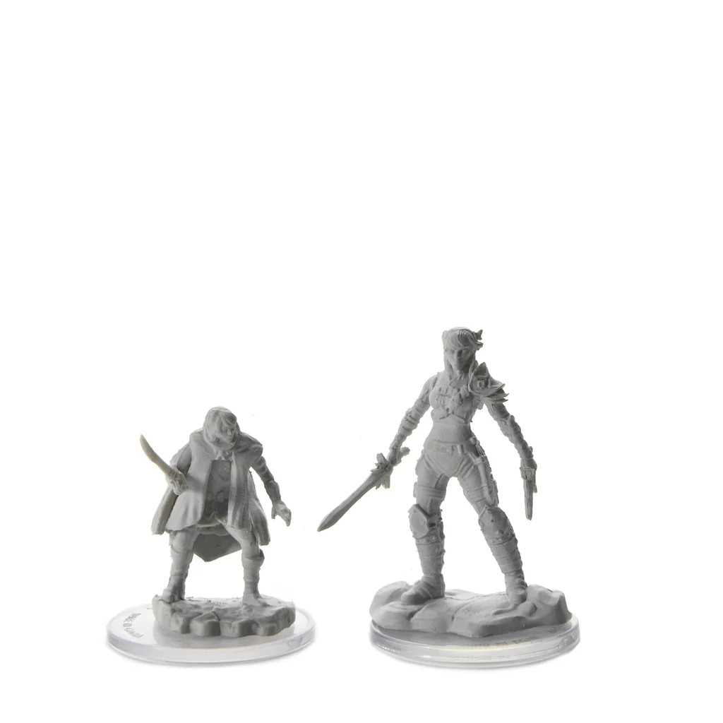 Nolzurs Marvelous Miniatures Elf Rogue & Half-Elf Rogue Protege