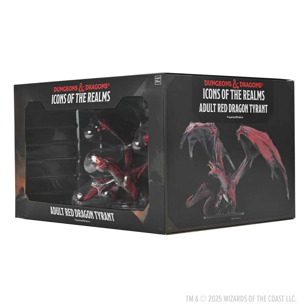 Dungeons & Dragons Icons of the Realms Adult Red Dragon Tyrant