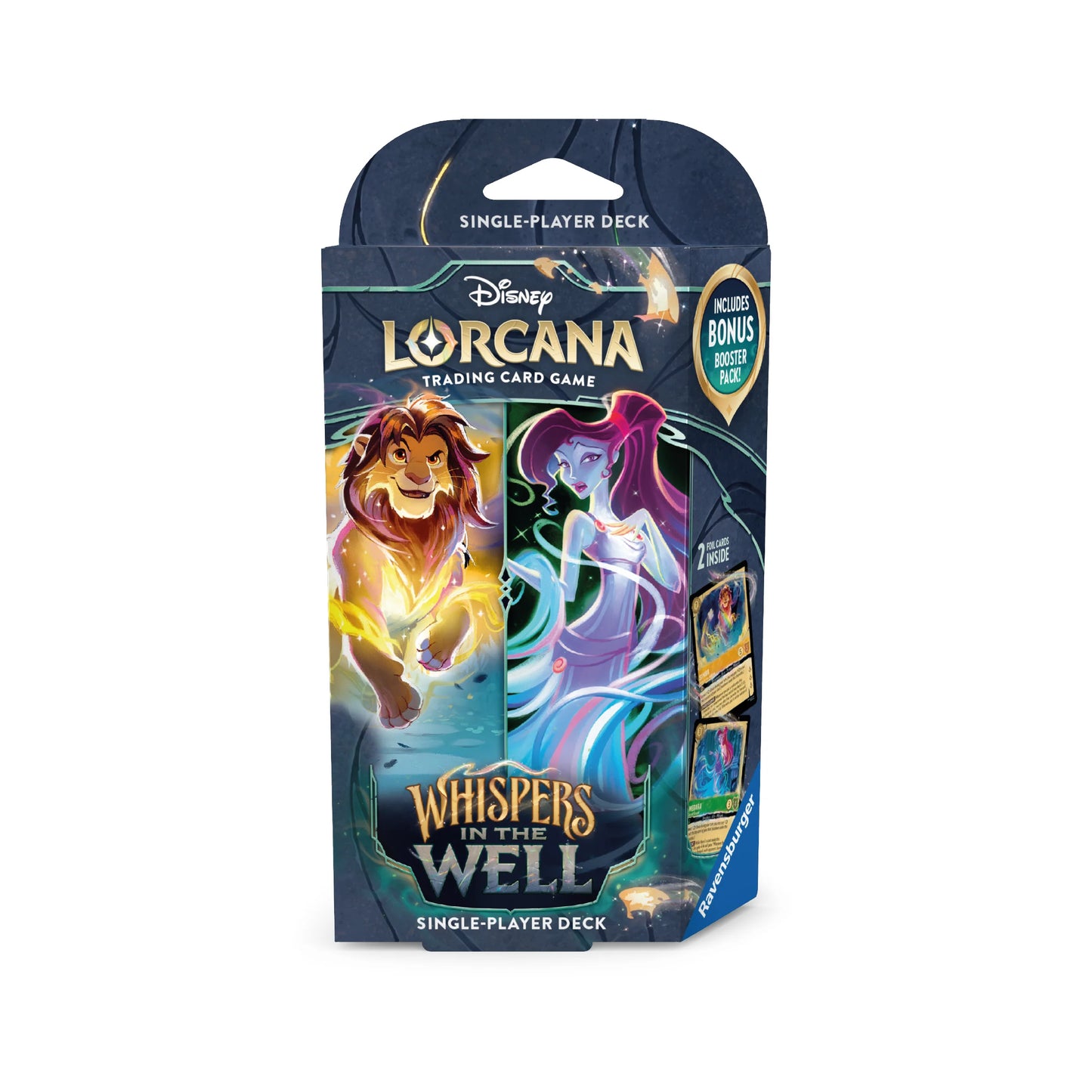 Lorcana Set 10 Whispers in the Well Starter Deck - Simba + Megara