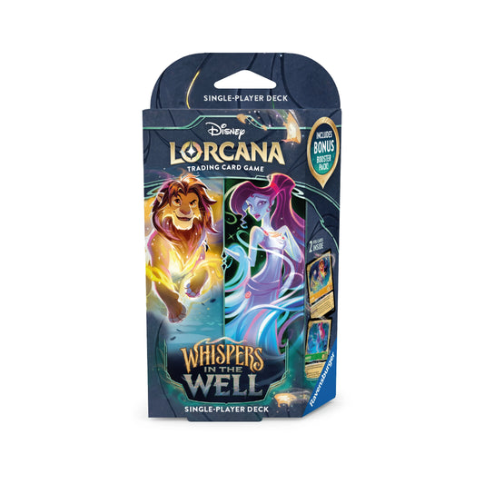 Lorcana Set 10 Whispers in the Well Starter Deck - Simba + Megara