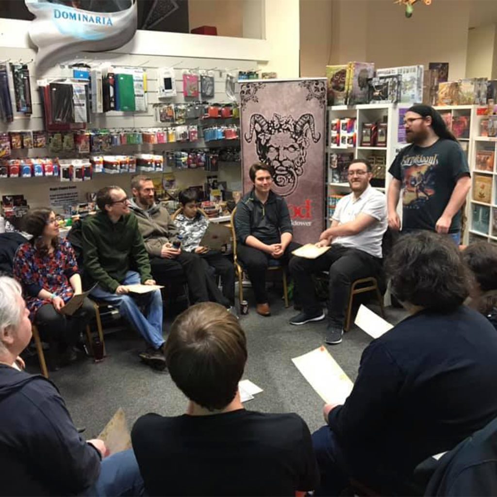 A roleplaying campaign session