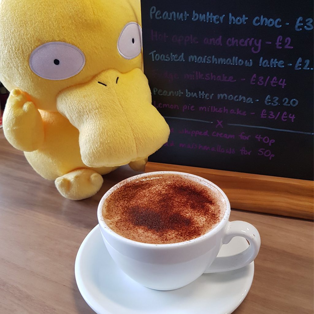 Coffee served at The Dice Cup
