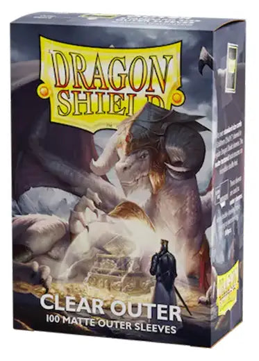 Dragon Shield Standard Size Over Sleeves Matte Clear