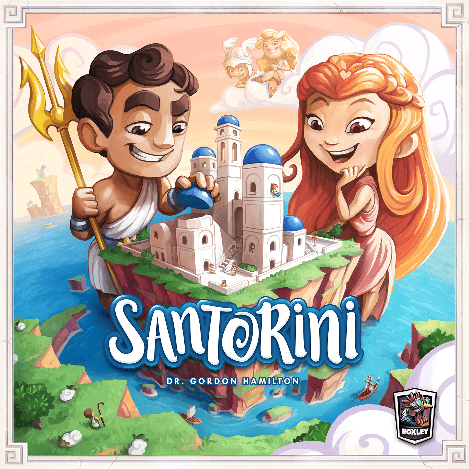 Santorini board game box
