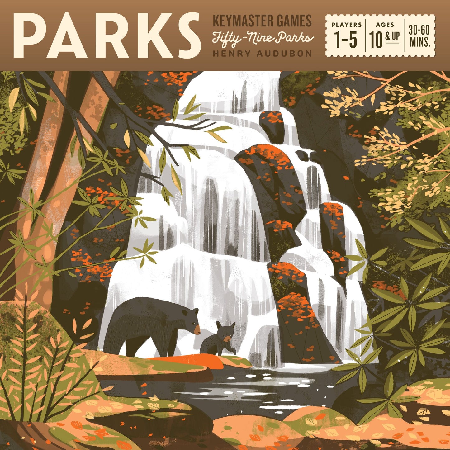Parks board game box