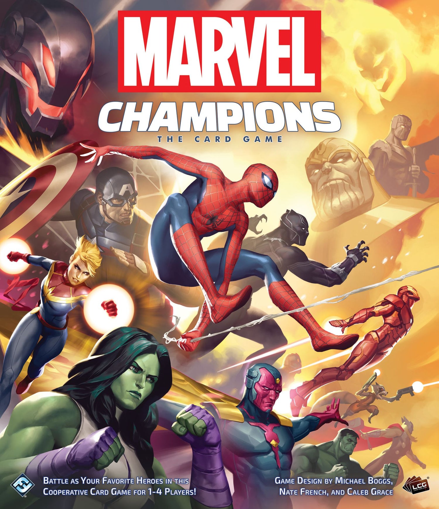 Marvel Champions: The Card Game board game box