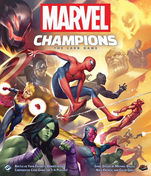 Marvel Champions: The Card Game board game box