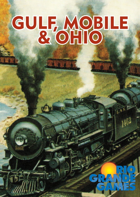 Gulf, Mobile & Ohio board game box