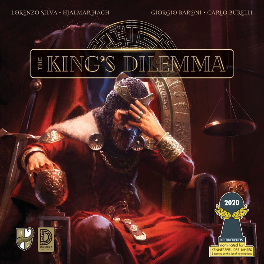 The King's Dilemma board game box
