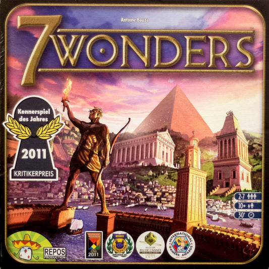 7 Wonders board game box