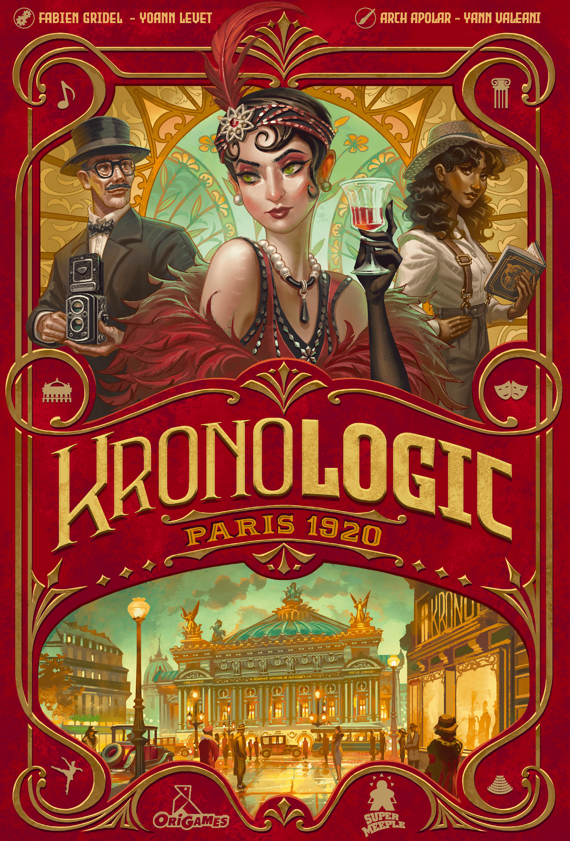 Kronologic: Paris 1920 board game box