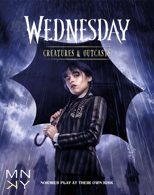 Wednesday: Creatures & Outcasts board game box