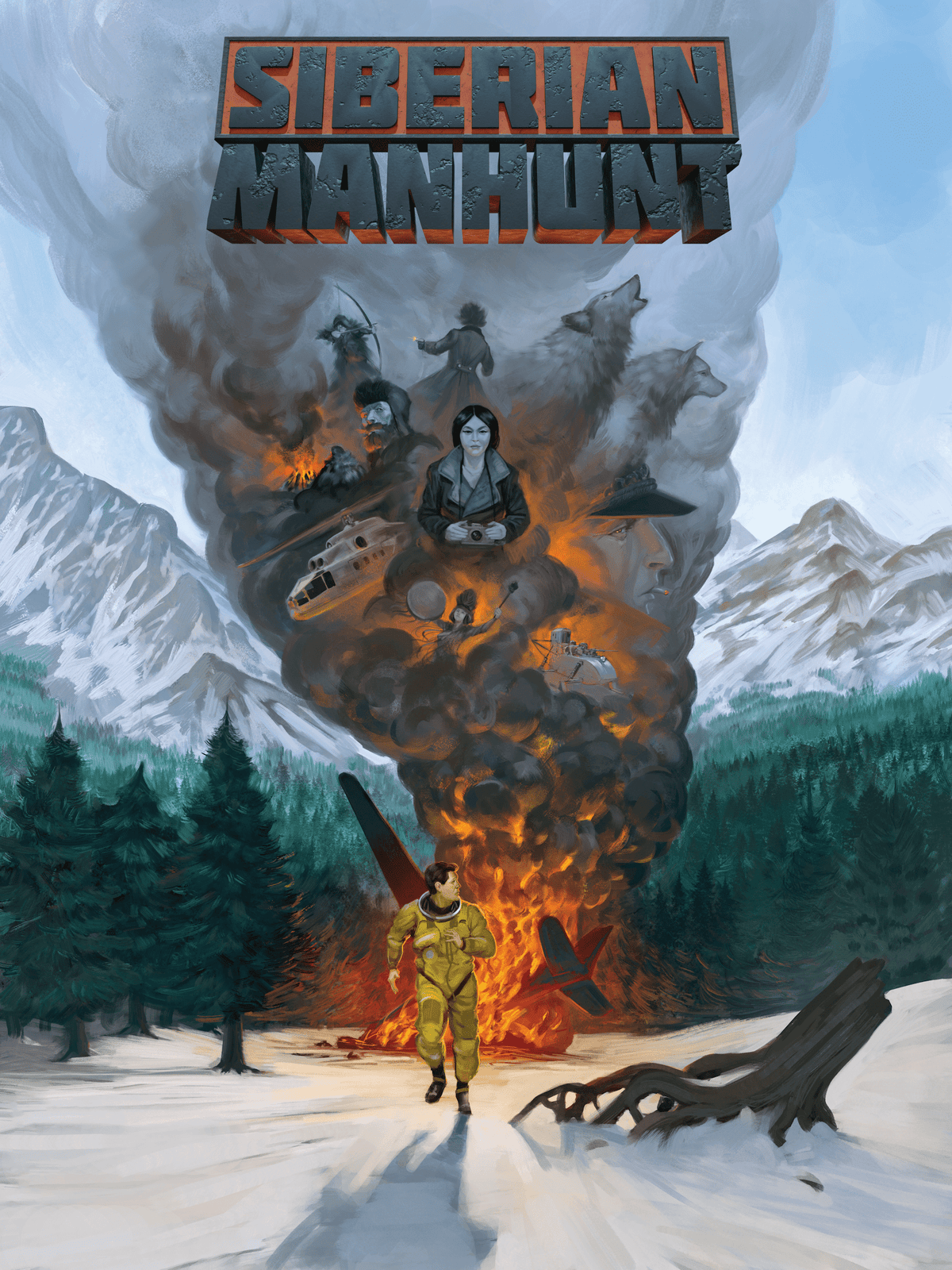 Siberian Manhunt board game box