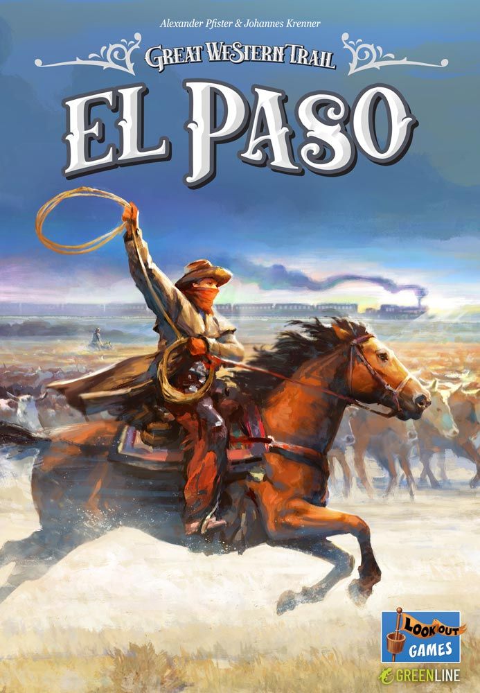 Great Western Trail: El Paso board game box