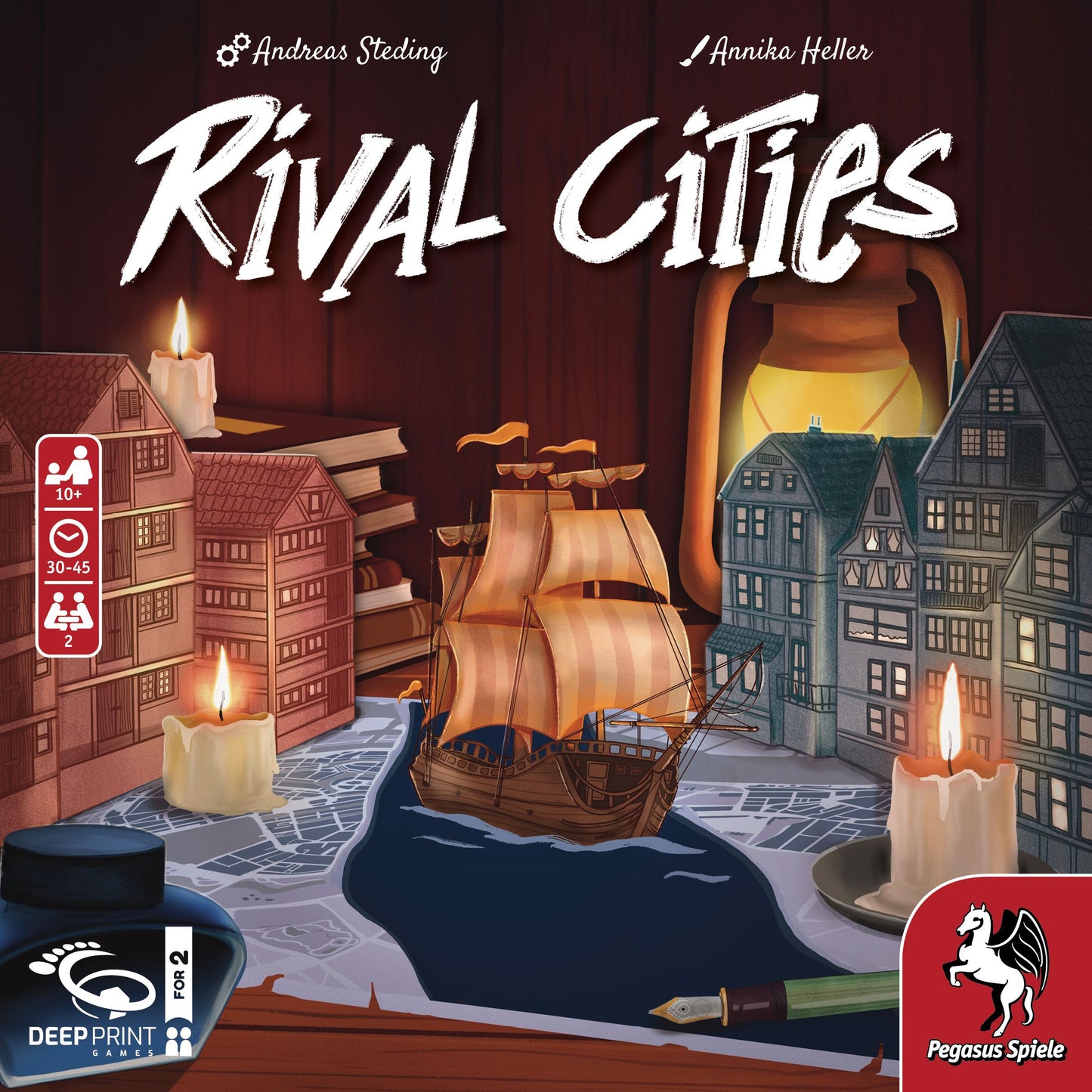 Rival Cities board game box