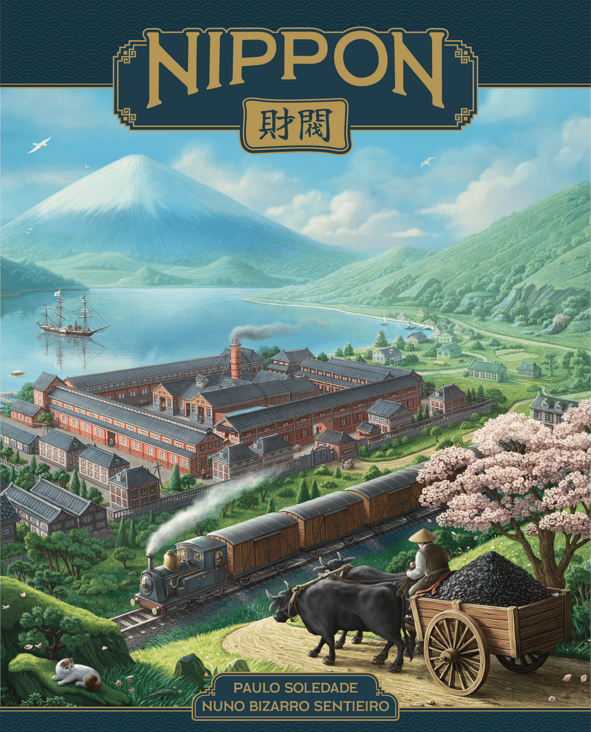 Nippon: Zaibatsu board game box