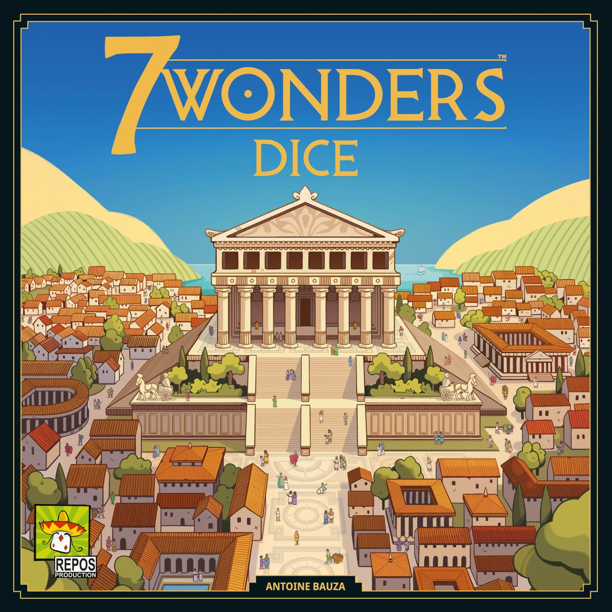 7 Wonders Dice board game box