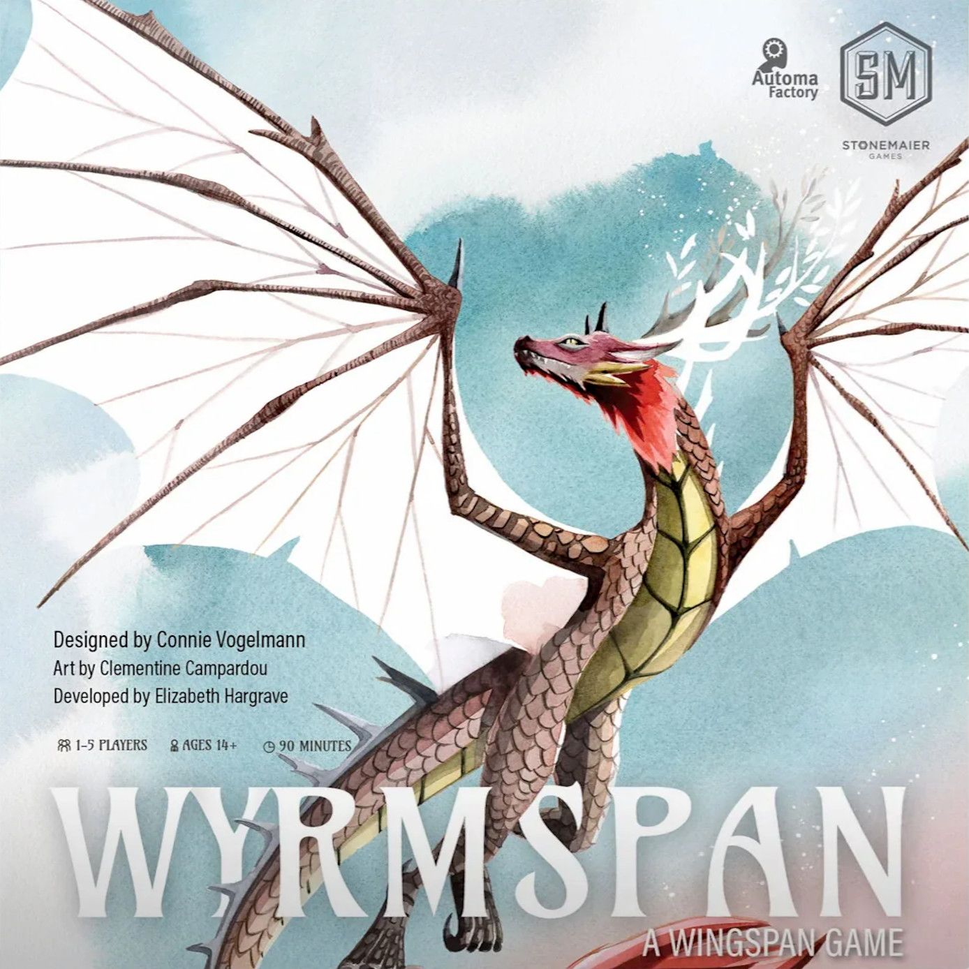 Wyrmspan board game box